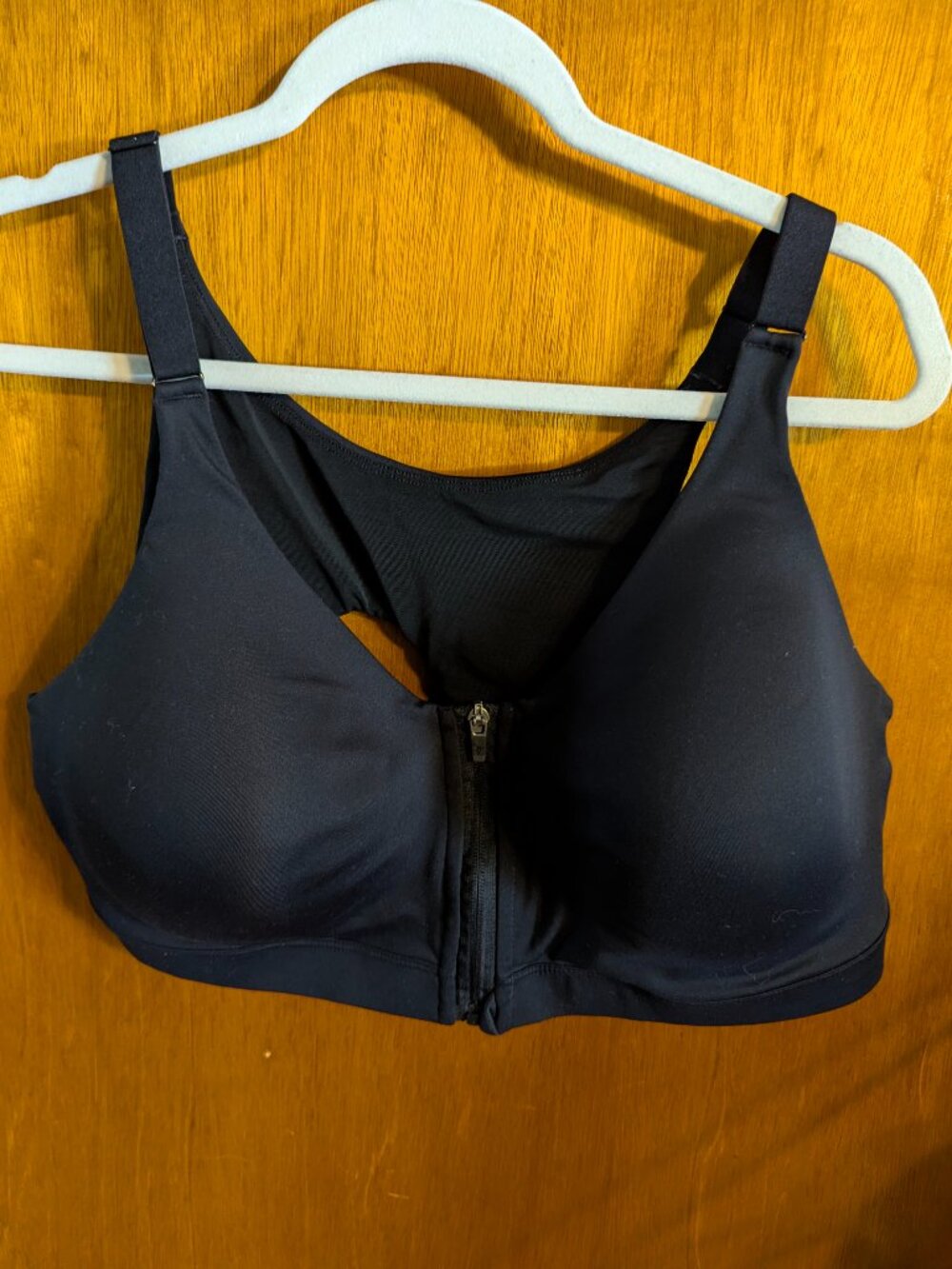 Ladies minimizer zip front sport  bra